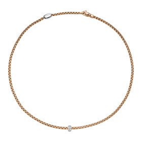 Roségold, Halsschmuck, FOPE Eka Halskette, Ref: 73101CX_BB_R_XBX_043