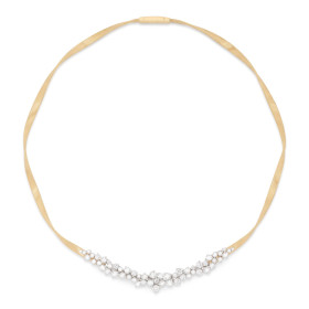 Weißgold, Halsschmuck, Marco Bicego Marrakech Halskette CG750 B YW