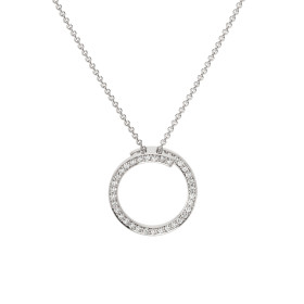 Weißgold, Halsschmuck, Schmuckwerk Saturn Halskette SH825-WG