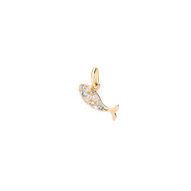 Gelbgold, Halsschmuck, DoDo Anhänger Fisch, Ref: DMC0019-FISH0-BZFOG