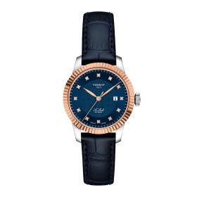 Damenuhr, Tissot Le Locle Goldlünette 29mm T932.207.46.046.00