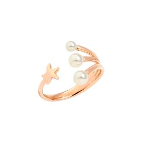 Roségold, Ringe, DoDo Stellina Ring DAC2005-STARS-WCP9R