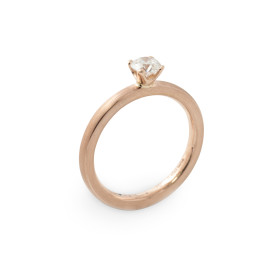         Rotgold, Ringe, Schmuckwerk Alpen Solitairering GT1524-RG