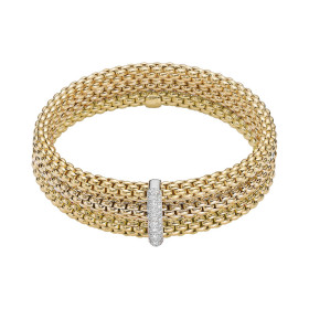         Gelbgold, Armschmuck, FOPE Solo Flex'it Armband 53006BX_BB_G_XBX_00S