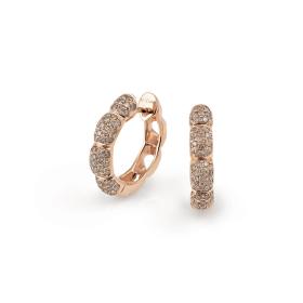 Roségold, Ohrringe, Al Coro La Piazza Ohrringe NE305BDR
