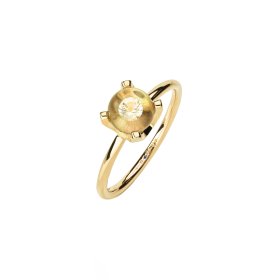 Gelbgold, Ringe, Schmuckwerk Glasklar Ring CR177-GG