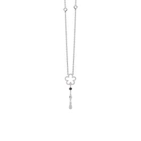 Weißgold, Halsschmuck, Al Coro Goccia Collier C363WW