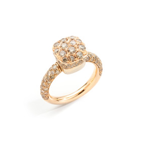 Roségold, Ringe, Pomellato Nudo Solitaire Ring, Ref: PAC2028O6000DBR00_57