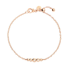 Roségold, Armschmuck, DoDo Armband Bollicine Roségold und Diamanten, Ref: DBC4004-BOLLI-DB09R-XXL
