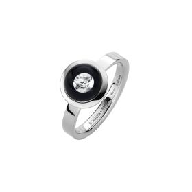 Platin, Ringe, Schmuckwerk Glasklar Ring DR687-PT-GS