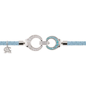 Weißgold, Armschmuck, Al Coro Mezzaluna Attrae Armband, Ref: BAL3AAW18_BA15WW_BA18W_BA11WPW+ACW