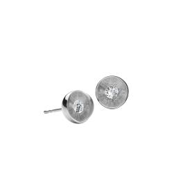 Platin, Ohrringe, Schmuckwerk Glasklar Ohrstecker  DO167-PT-GK