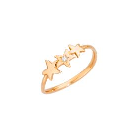 DoDo Ring Stellina „Precious“ mit Diamanten DAC1008-STAR3-DB09R