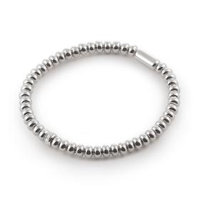 Weißgold, Armschmuck, Al Coro Stretchy Armband A390W