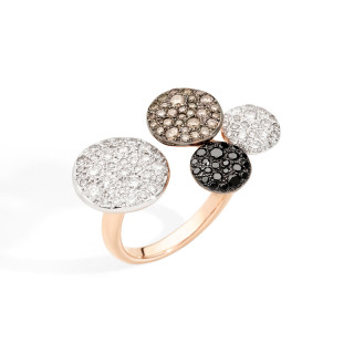 Roségold, Ringe, Pomellato Sabbia Ring, Ref: PAC001007BWRDBX00_56