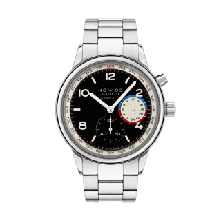 Damen- und Herrenuhr, NOMOS Glashütte Club Sport Neomatik Weltzeit Dark, Ref: 793