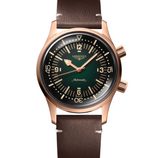 Herrenuhr, Longines LONGINES LEGEND DIVER BRONZE, Ref: L3.774.1.50.2