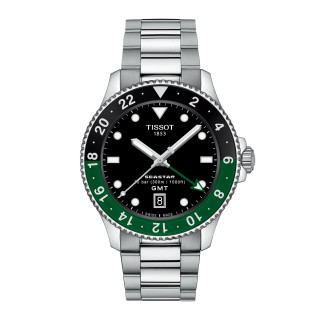 Herrenuhr, Tissot Seastar 1000 GMT 40mm, Ref: T120.852.11.051.00