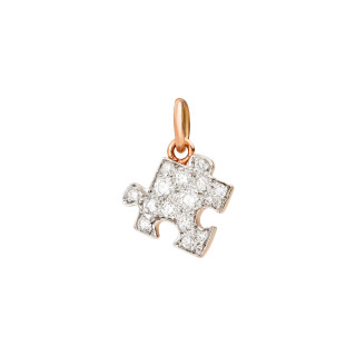 Roségold, Halsschmuck, DoDo Anhänger Puzzle „Precious“, Ref: DMC1002-PZZLS-DB09R