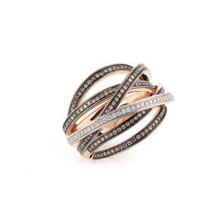 Roségold, Ringe, Al Coro Serenata Ring, Ref: NR869BWR