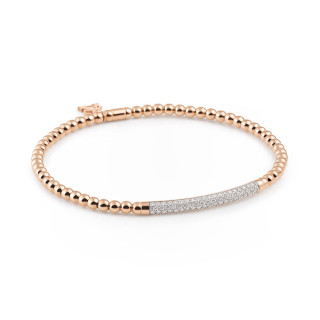 Rotgold, Armschmuck, Al Coro Stretchy Armband, Ref: A350R