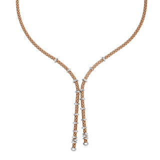 Roségold, Halsschmuck, FOPE Prima Halskette, Ref: 74708CX_BB_R_XBX_043
