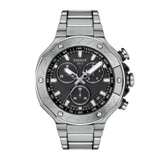 Herrenuhr, Tissot T-Race 45mm, Ref: T141.417.11.051.01