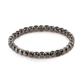 Weißgold, Armschmuck, Al Coro Stretchy Men Armband, Ref: A038BB20