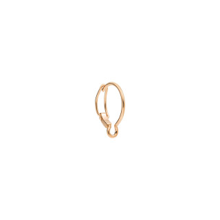Roségold, Ohrringe, DoDo Creole Essentials, Ref: DHB4000-HOOPS-0009R