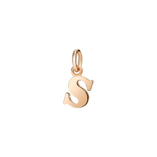 Roségold, Halsschmuck, DoDo Anhänger Buchstabe S, Ref: DMB2022-LETSL-0009R
