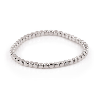 Weißgold, Armschmuck, Al Coro Stretchy Armband, Ref: A388W