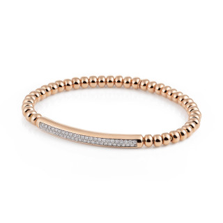 Roségold, Armschmuck, Al Coro Stretchy Armband, Ref: A103R