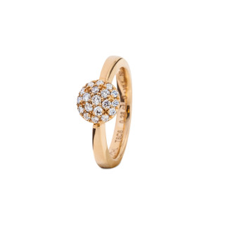 Rotgold, Ringe, Jochen Pohl Brillantring, Ref: T6C6-RG-19Brill.-0,28ct-tw/vsi