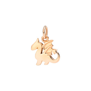 Roségold, Halsschmuck, DoDo Anhänger Drachen, Ref: DMB9029-DRAGS-0009R
