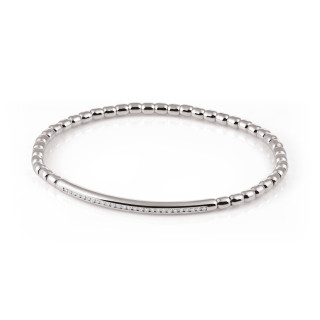 Weißgold, Armschmuck, Al Coro Stretchy Men Armband, Ref: A361W20