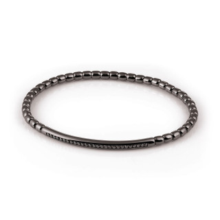 Weißgold, Armschmuck, Al Coro Stretchy Men Armband, Ref: A361BB20