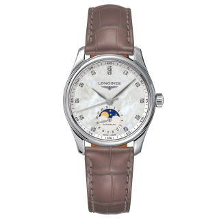 Damenuhr, Longines LONGINES MASTER COLLECTION MOONPHASE, Ref: L2.409.4.87.4