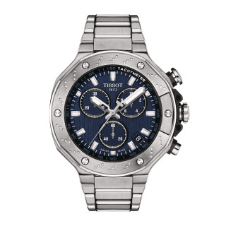 Herrenuhr, Tissot T-Race 45mm, Ref: T141.417.11.041.00