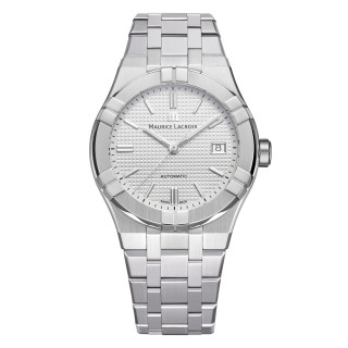 Damen- und Herrenuhr, Maurice Lacroix Aikon Automatic Date 39mm, Ref: AI6007-SS002-130-1
