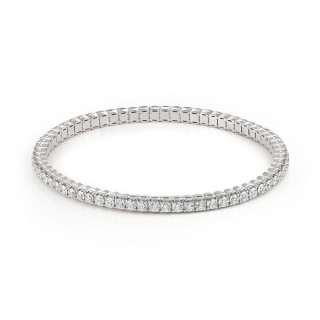 Weißgold, Armschmuck, Al Coro Stretchy Armband, Ref: A290W