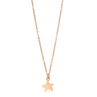 Roségold, Halsschmuck, DoDo Halskette Mini-Stellina, Ref: DCB9005-STARX-0009R