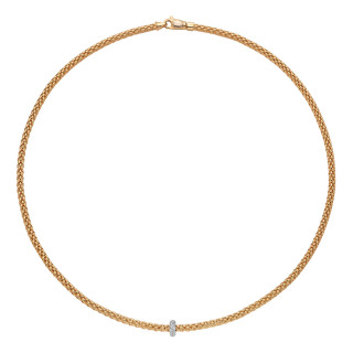 Gelbgold, Halsschmuck, FOPE Prima Collier, Ref: 74508CX_BB_G_XBX_043