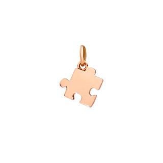 Roségold, Halsschmuck, DoDo Anhänger Puzzle, Ref: DMC1004-PZZLS-0009R