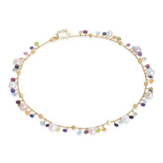 Gelbgold, Halsschmuck, Marco Bicego Paradise Halskette, Ref: CB2584-E MIX114 Y