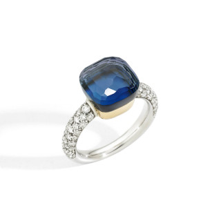 Weißgold, Ringe, Pomellato Nudo klassischer Ring , Ref: PAC0040O6WHRB0TTU_58