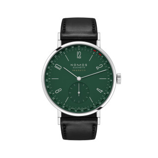 Damen- und Herrenuhr, NOMOS Glashütte Tangente Neomatik 38 Update Waldgrün, Ref: 148.SB