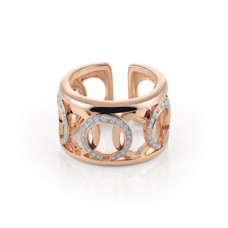Roségold, Ringe, Al Coro Mezzaluna Ring, Ref: R7625WR
