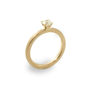 Gelbgold, Ringe, Schmuckwerk Alpen Solitärring, Ref: GT1514-GG-62