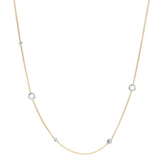 Gelbgold, Halsschmuck, Schmuckwerk Alpen Halskette, Ref: GH915-GG-PT-L