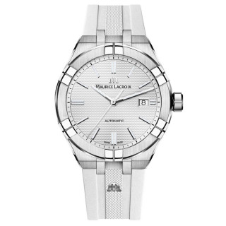 Damen- und Herrenuhr, Maurice Lacroix Aikon Automatic Date 42mm, Ref: AI6008-SS000-130-2